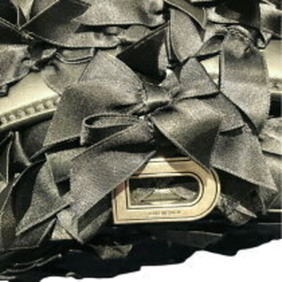 Balenciaga Hourglass XS Black Satin Leather Shoulder Bag - Picture 11 of 11